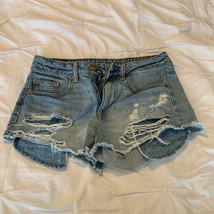 American Eagle denim shorts size 4